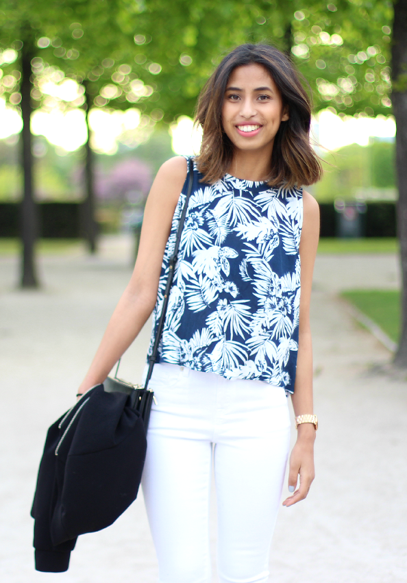 Palmtree & White