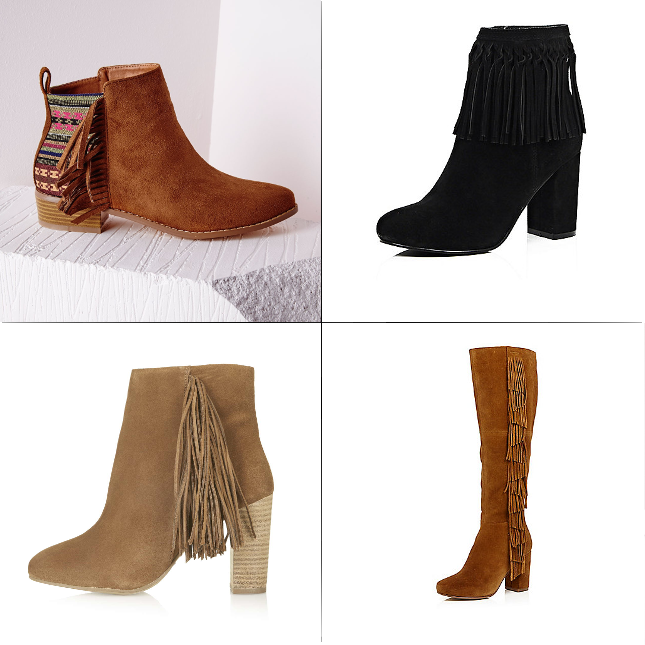 Chaussures à franges