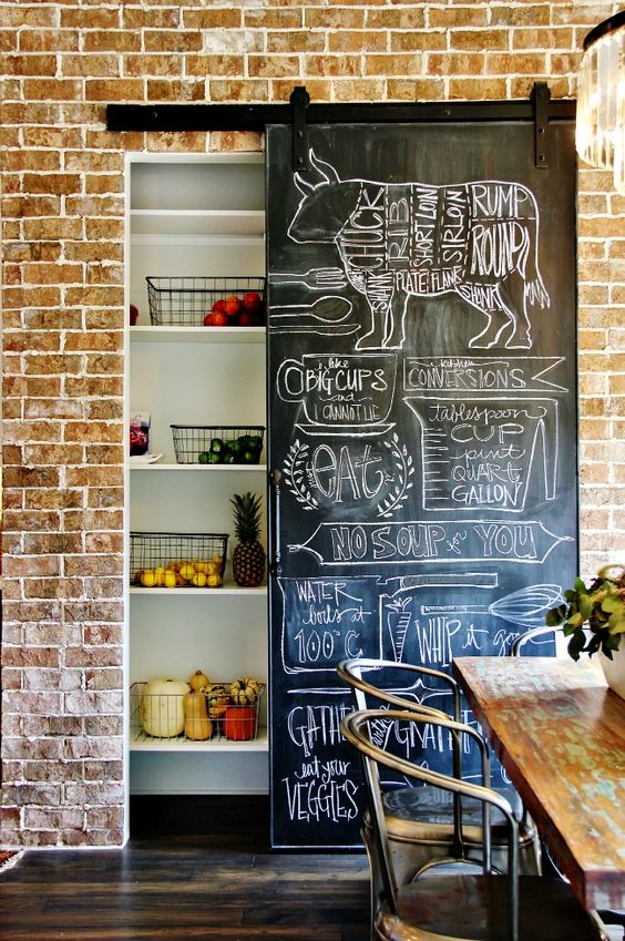 Tableau noir maison