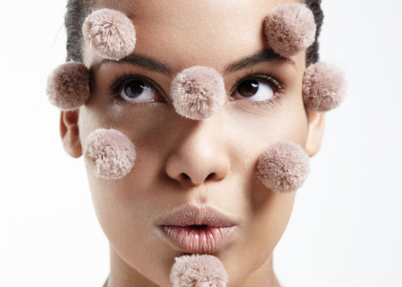 Une peaux à imperfections